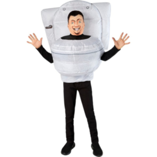 Skibidi Toilet® Uppblåsbar Maskeraddräkt