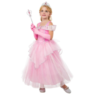 Prinsessa Barndräkt Ljusrosa