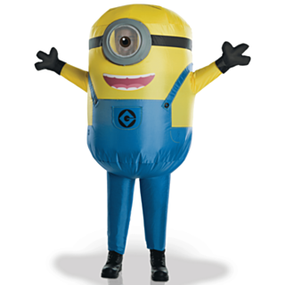 Uppblåsbar Minions® Barndräkt Uppblåsbar Minions® Barndräkt