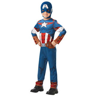 Klassisk Captain America® Barndräkt