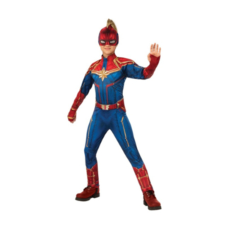 Captain Marvel® Deluxe Barndräkt