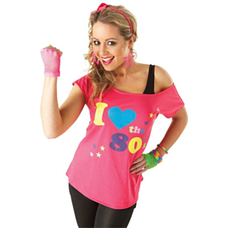 80-tal T-Shirt Rosa