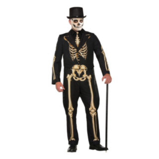 Skelett Gentleman Maskeraddräkt