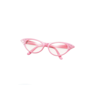 50-tal Cat Eye Rosa Glasögon