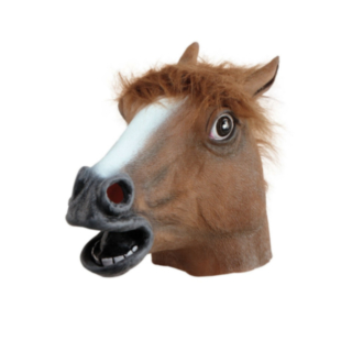 Häst Mask Brun
