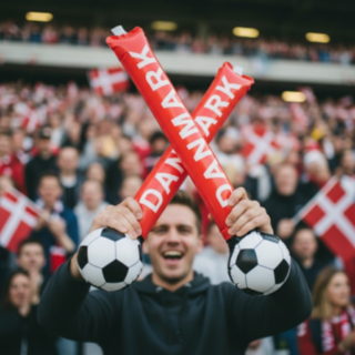 Danmark Fotboll Klappare