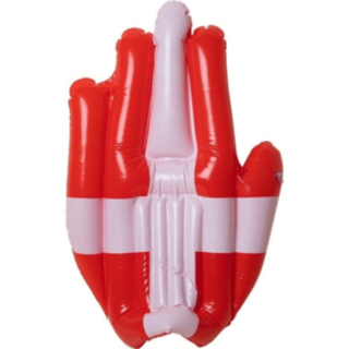 Danmark Uppblåsbar Hand