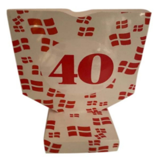 40 År Danska Flaggor Sångskydd