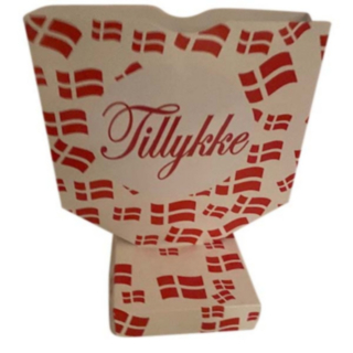 Tillykke Danska Flaggor Sångskydd