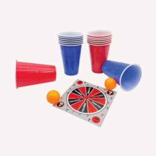 Beer Pong Twister Spel