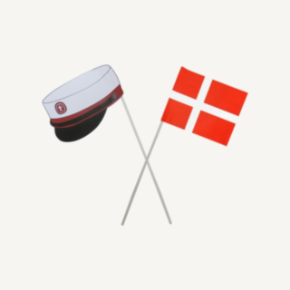 Studentmössa & Dannebrogflagga