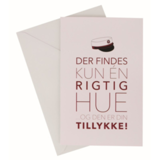 Student Kort Med Kuvert Röd