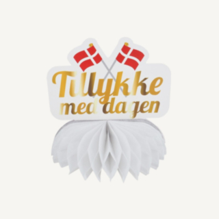 Tillykke Med Dagen Honeycomb Dekoration