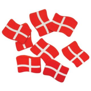 Dansk Konfettiflagga Trä