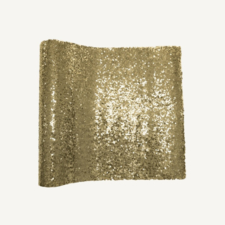 Glitter Bordslöpare Guld