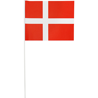 Danska Flaggor På Pinne