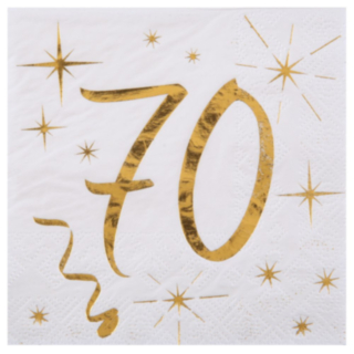 70 År Servetter