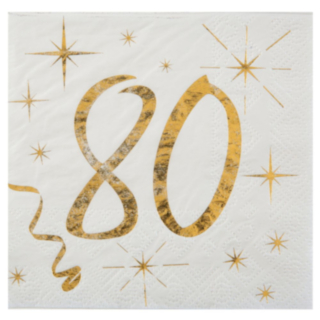 80 År Servetter