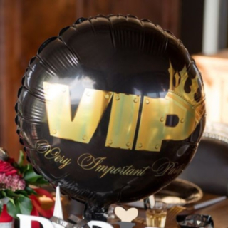 Rund VIP Folieballong