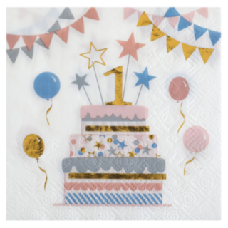 1 År Servetter
