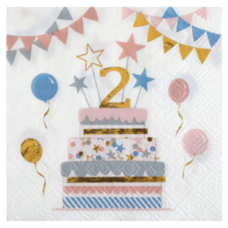 2 År Servetter