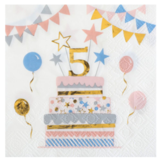 5 År Servetter