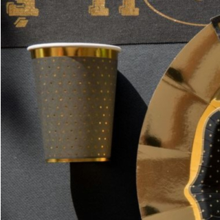Prickiga Pappmuggar Guld/Svart