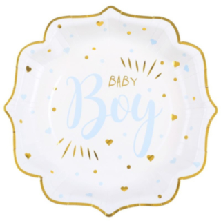 Baby Boy Papperstallrikar