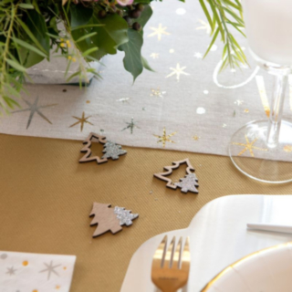 Julgran Bordsdekorationer Silver