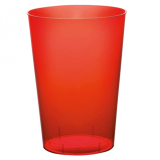 Plastglas Röd