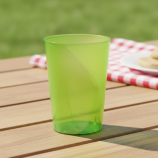 Plastglas Äppelgrön
