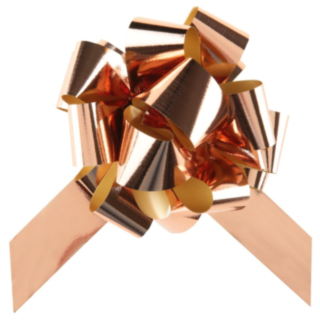 Presentrosett Metallisk Roséguld