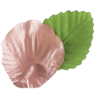 Metalliska Blad Bordsdekoration Grön/Roséguld