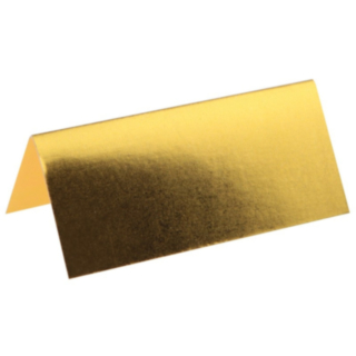 Bordkort Metallic Guld