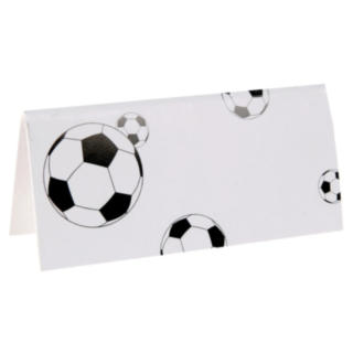 Fotboll Placeringskort Vit