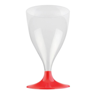 Återanvändbara Champagneglas Röd