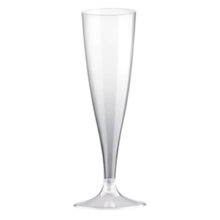 Tunna Champagneglas Genomskinliga
