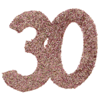 30 År Bordsdekoration Roséguld