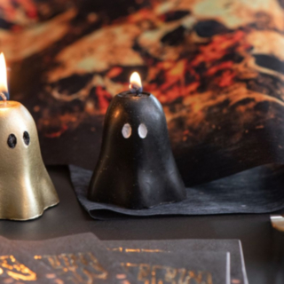 Spökljus Svart