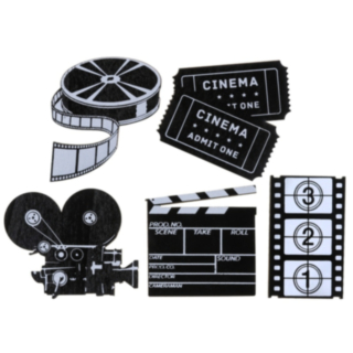 Hollywood Cinema Bordsdekorationer