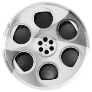 Cinema Filmrulle Papperstallrikar