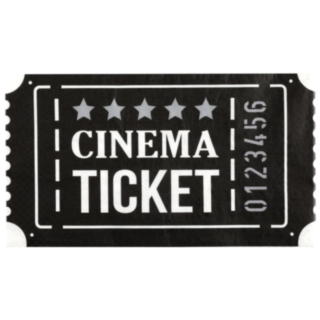 Cinema Biljett Servetter