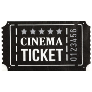 Cinema Biljett Servetter