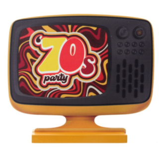 70-tal TV Trädekoration