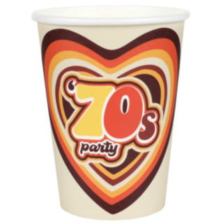 70-tal Retro Pappmuggar