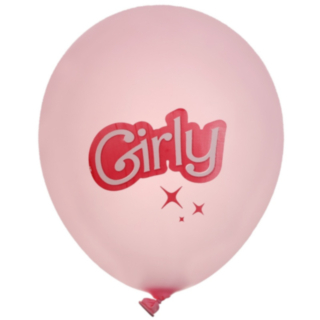 Girly Latexballonger Ljusrosa