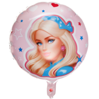 Girly Folieballong Ljusrosa