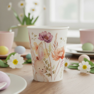 Påskblommor Pappersmuggar
