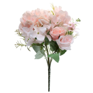 Konstgjord Blombukett Pastellrosa