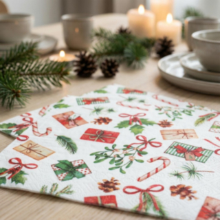 Julklappar Servetter